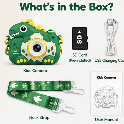 LOKIPU® Dinosaur Digital Camera for Kids
