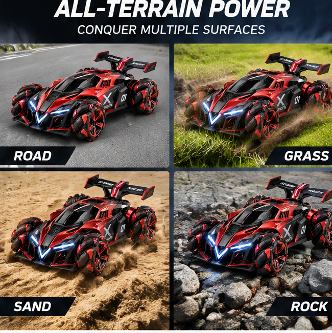 LOKIPU® All-Terrain Stunt RC Car