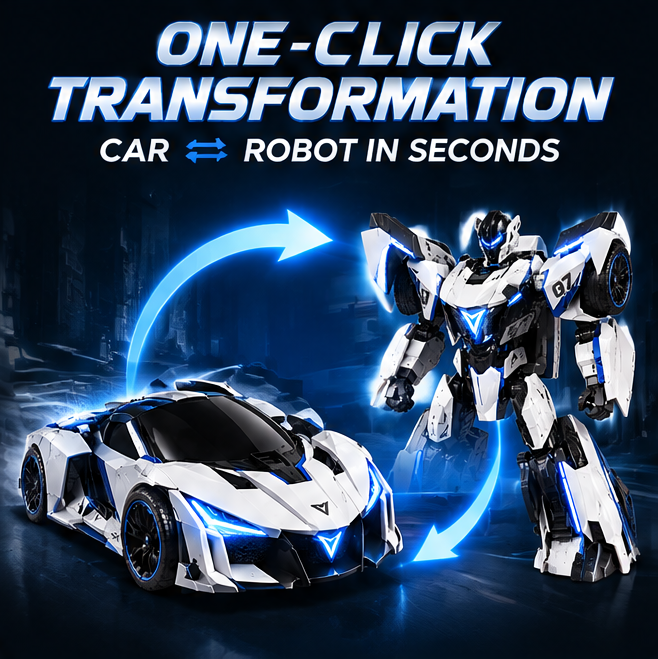 LOKIPU® 2-in-1 Transforming Robot RC Car