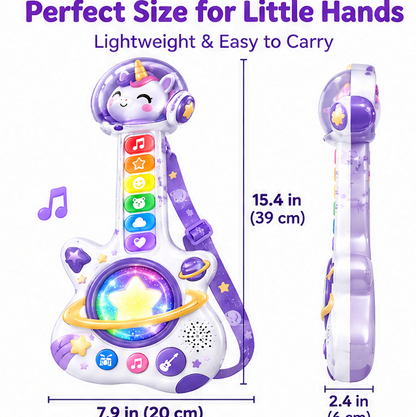 LOKIPU® Light-Up Unicorn Guitar Toy