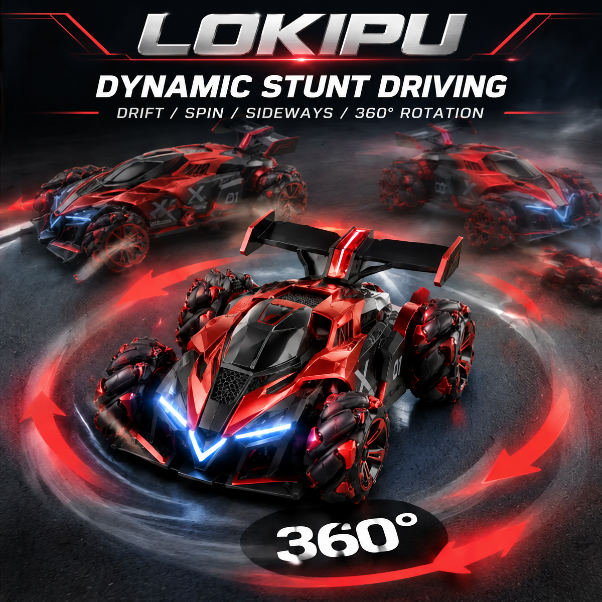 LOKIPU® All-Terrain Stunt RC Car