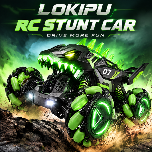LOKIPU® Dinosaur Stunt RC Car